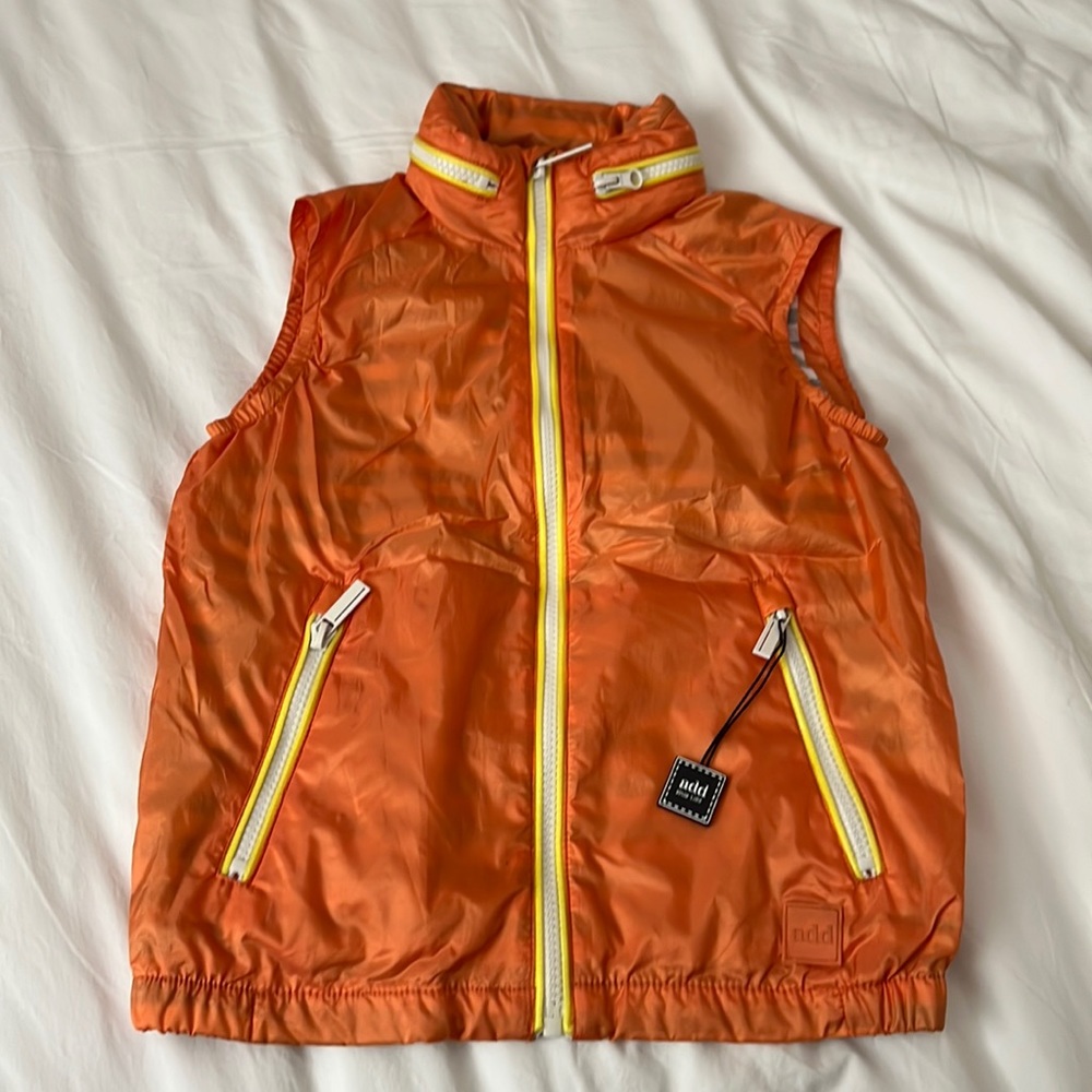 ADD zip up orange vest